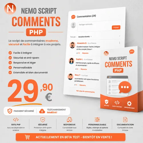 Prix Nemo Script Comment 29€90